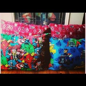 Hand stitched pillows